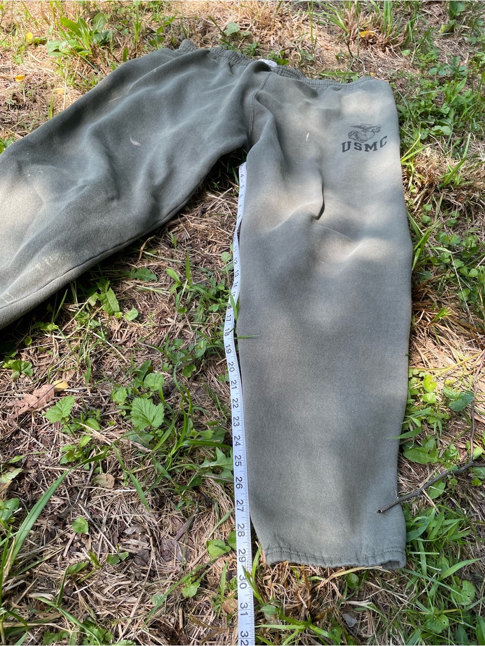 Vintage 90’s USMC Joggers Olive Green Made In USA - Picture 5 of 5